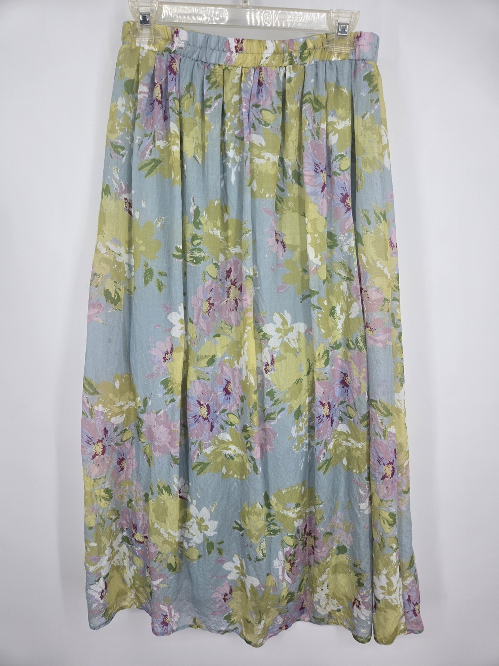 Calypso St. Barth's Pastel Floral Maxi Skirt Small (7612) - Picture 2 of 4